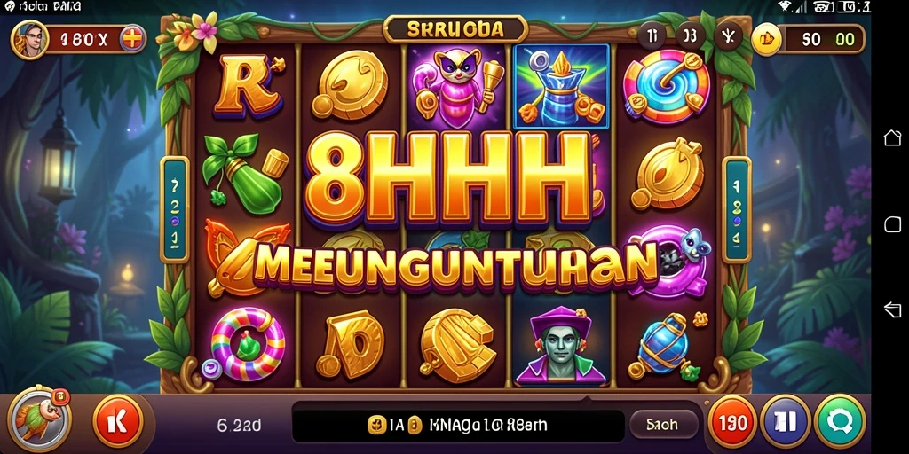 Tampilan menarik dari gameplay Slot 8HHH.