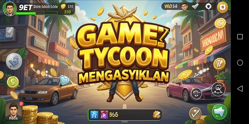 Tampilan gameplay Tycoon yang menarik dan interaktif.