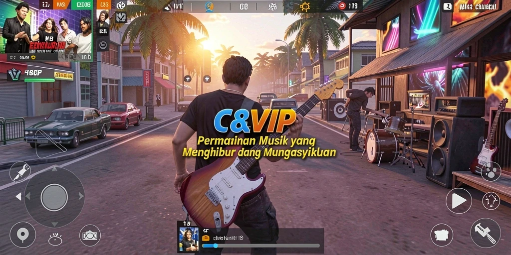 Tampilan gameplay C8VIP yang menyenangkan dan interaktif.