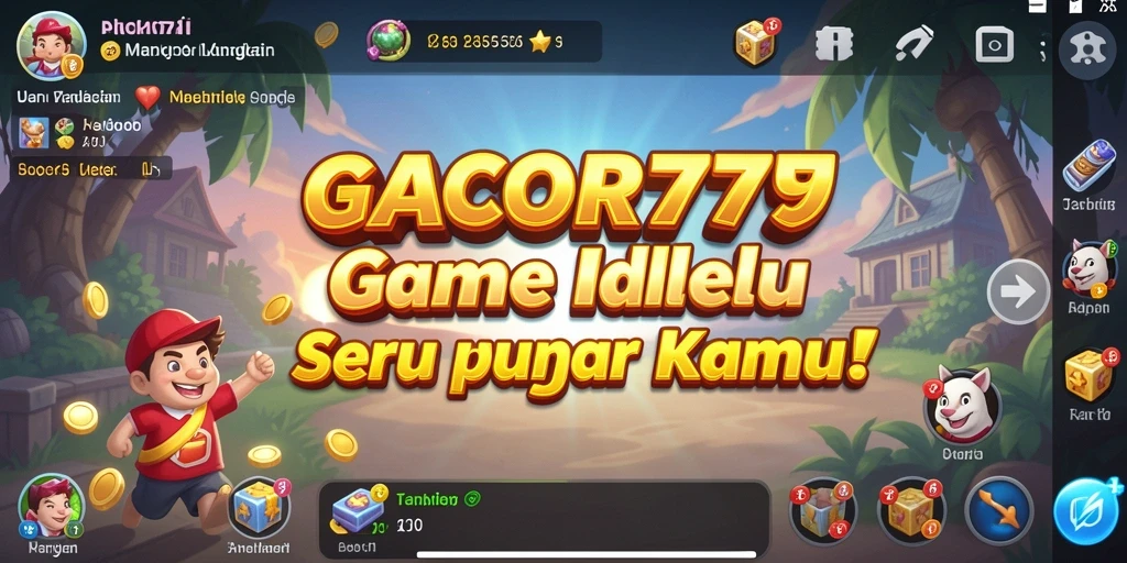 Tampilan gameplay seru GACOR777 dengan elemen Idle yang memikat.