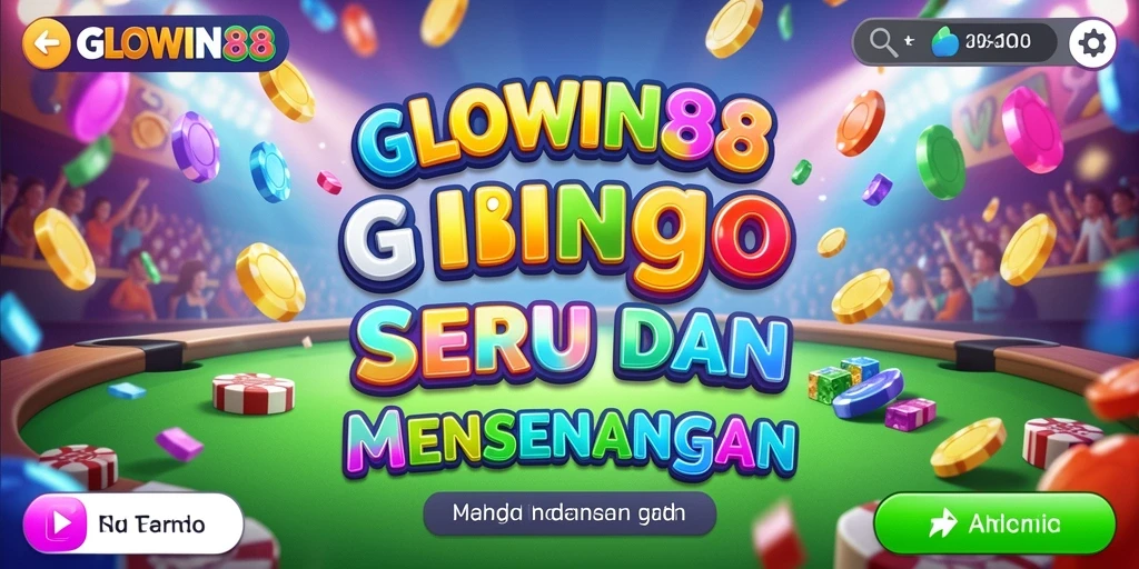 Tampilan gameplay seru GLOWIN88 dengan visual yang menarik.