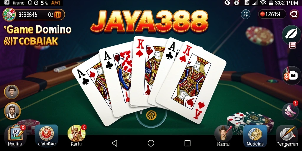 Screenshot gameplay JAYA388 menampilkan momen seru permainan Domino.