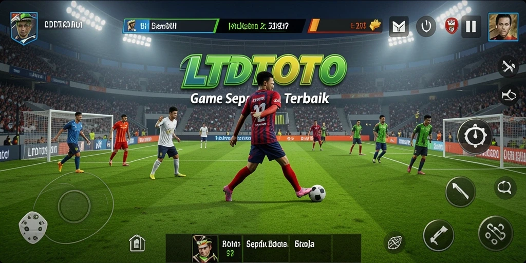 Gameplay LTDTOTO yang seru dan kompetitif dalam pertandingan sepak bola.