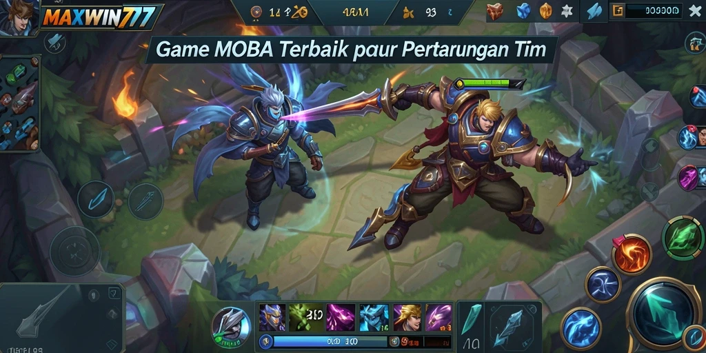Tampilan gameplay yang seru dalam MAXWIN77, penuh aksi dan strategi.
