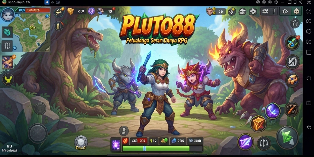 Pengalaman bertempur yang menegangkan di dunia fantasi PLUTO88.