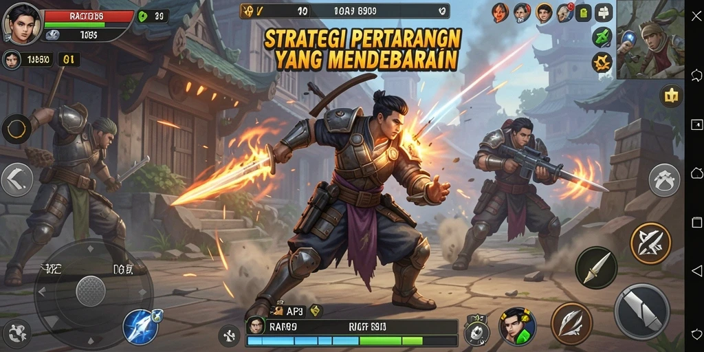 Tampilan gameplay SLG yang menarik dan mendebarkan.