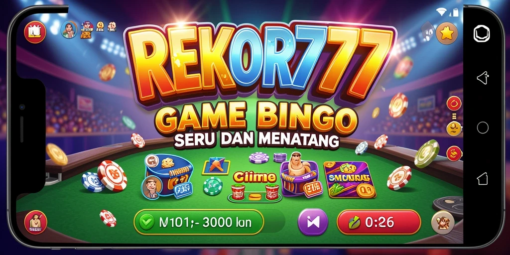 Tampilan gameplay seru dari REKOR777 dengan Bingo yang mendebarkan.