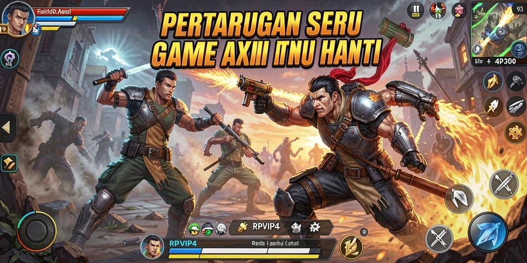 Screenshot RPVIP4 yang menunjukkan aksi seru dalam pertarungan.