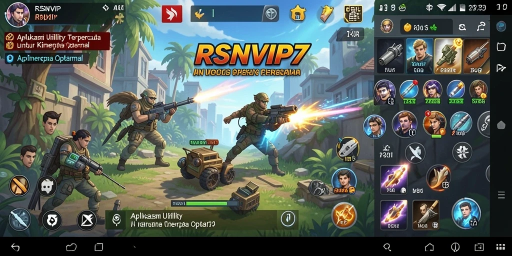 Screenshot utama RSNVIP7 menampilkan tampilan antarmuka yang bersih dan mudah digunakan.