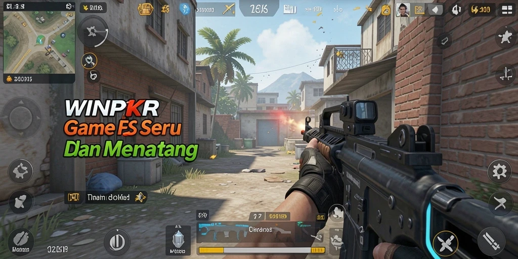 Tampilan gameplay hidup dan mendebarkan dari WINPKR.